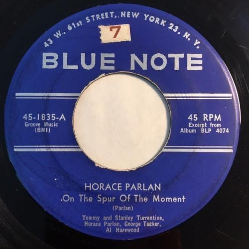 Horace Parlan – On The Spur Of The Moment / Ray C. (1961, Vinyl