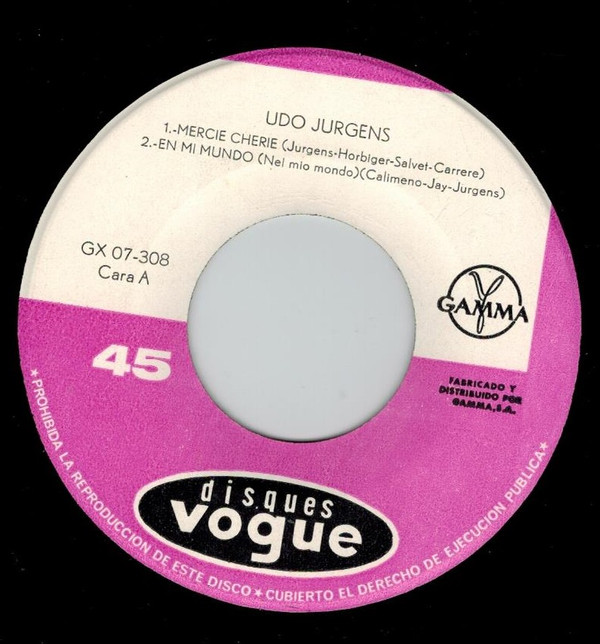 descargar álbum Udo Jürgens - 1er Lugar Del Festival de la Eurovision 1966