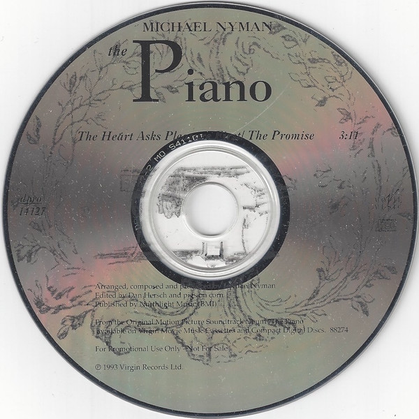 descargar álbum Michael Nyman - The Piano The Heart Asks Pleasure First The Promise