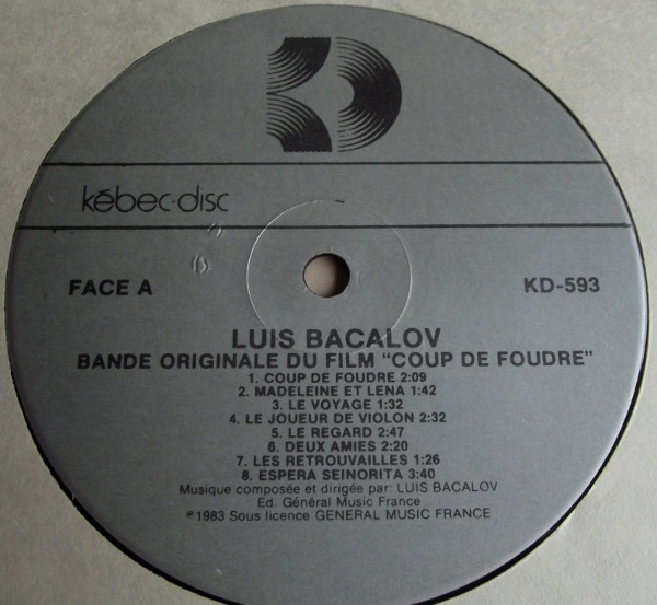 Album herunterladen Luis Bacalov - Coup De Foudre