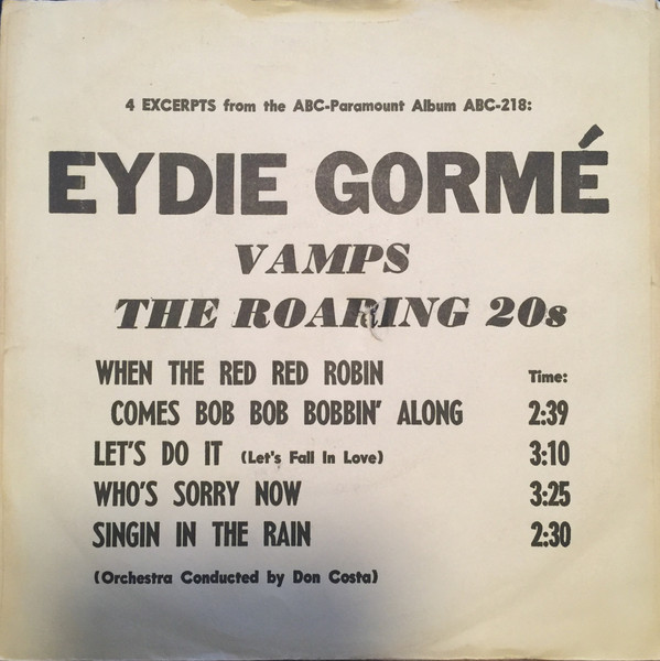 Eydie Gorme Vamps the Roaring 20's