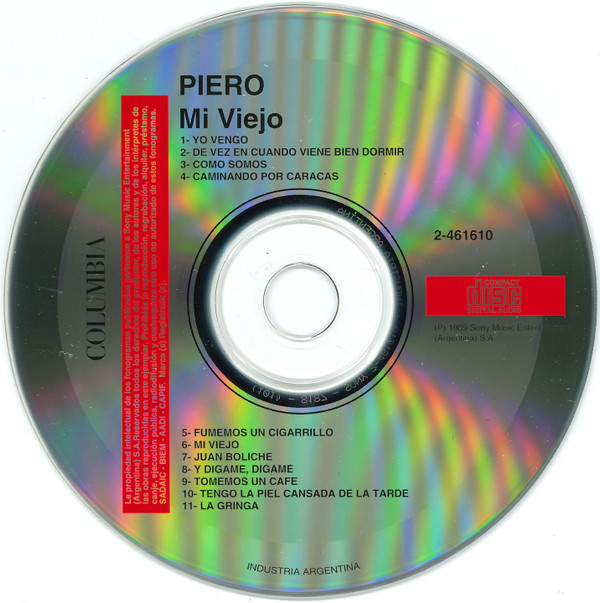 last ned album Piero - Mi Viejo Lo Mejor de Todos los Tiempos