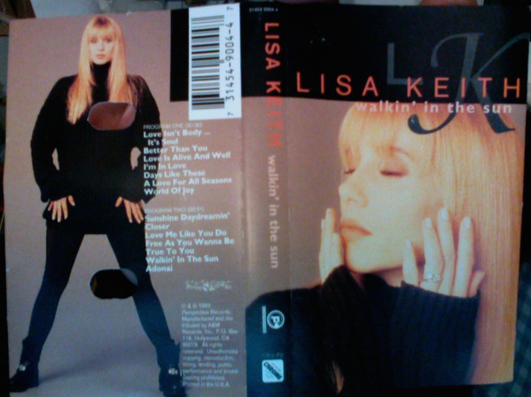 Lisa Keith – Walkin' In The Sun (1993, Cassette) - Discogs