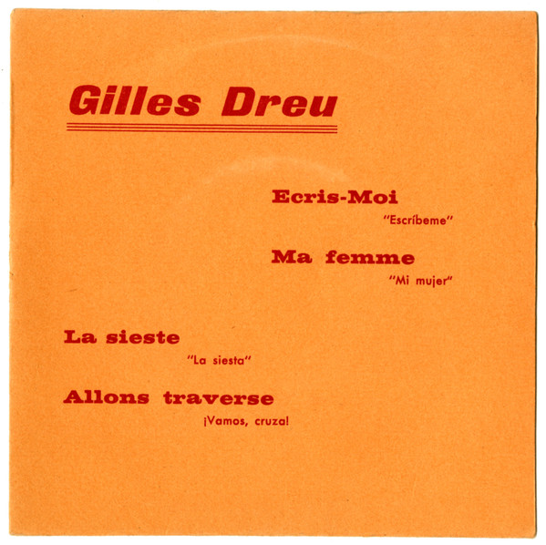 last ned album Gilles Dreu - Écris moi