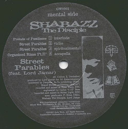 Shabazz The Disciple – Street Parables / Organized Rime (Pt. II ...