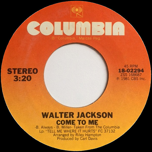 baixar álbum Walter Jackson - What If I Walked Out On You
