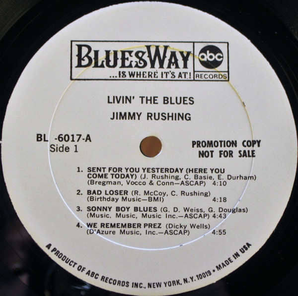 lataa albumi Jimmy Rushing - Livin The Blues