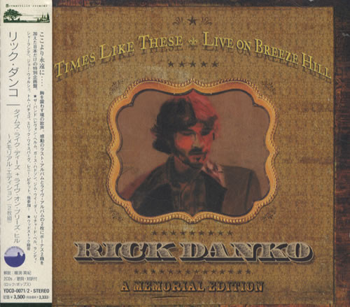 Rick Danko – Times Like These - Live On Breeze Hill (2001