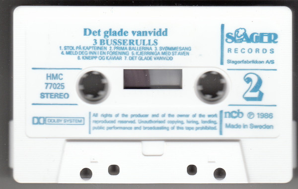 ladda ner album 3 Busserulls - Det Glade Vanvidd