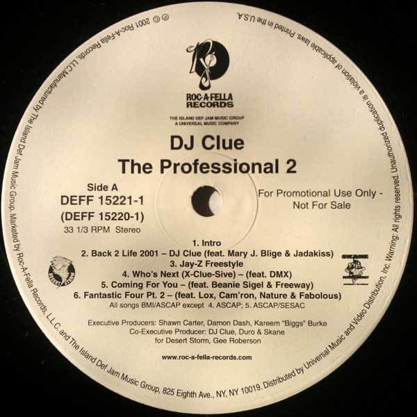DJ Clue? – The Professional 2 (2001, Clean, Vinyl) - Discogs