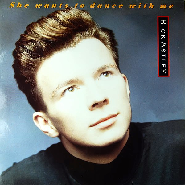 Rick Astley – She Wants To Dance With Me (1988, Allied Pressing, Vinyl ...