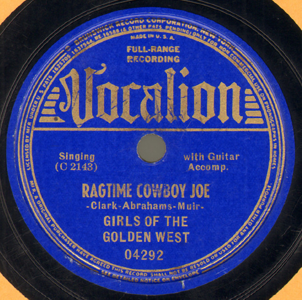 lataa albumi Girls Of The Golden West - Ragtime Cowboy Joe The Roundup In Cheyenne