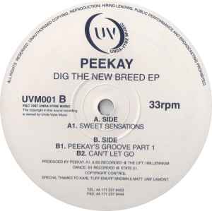 Dig The New Breed EP - Peekay