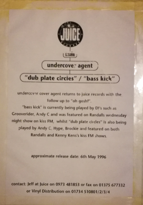 télécharger l'album Undercover Agent - Dub Plate Circles Bass Kick
