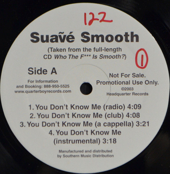 Suave Smooth – You Don't Know Me (2003, Vinyl) - Discogs