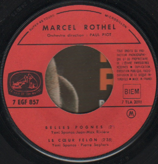 descargar álbum Marcel Rothel - Belles Pognes