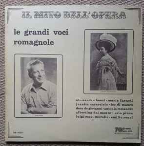 Alessandro Bonci - Le Grandi Voci Romagnole album cover