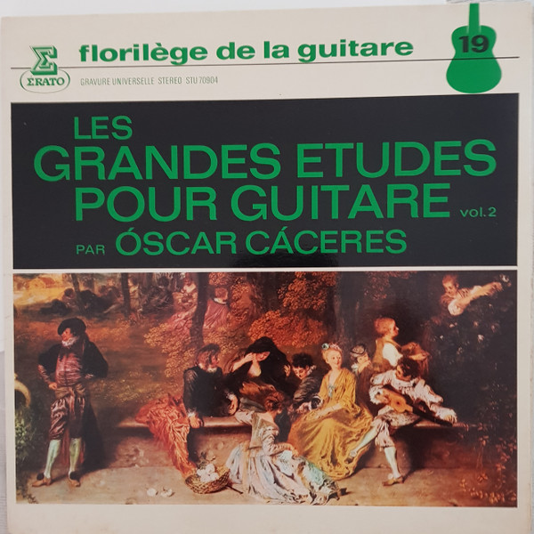 Oscar Cáceres - Les Grandes Etudes Pour Guitare, Vol.2 | Erato (STU 70904) - main