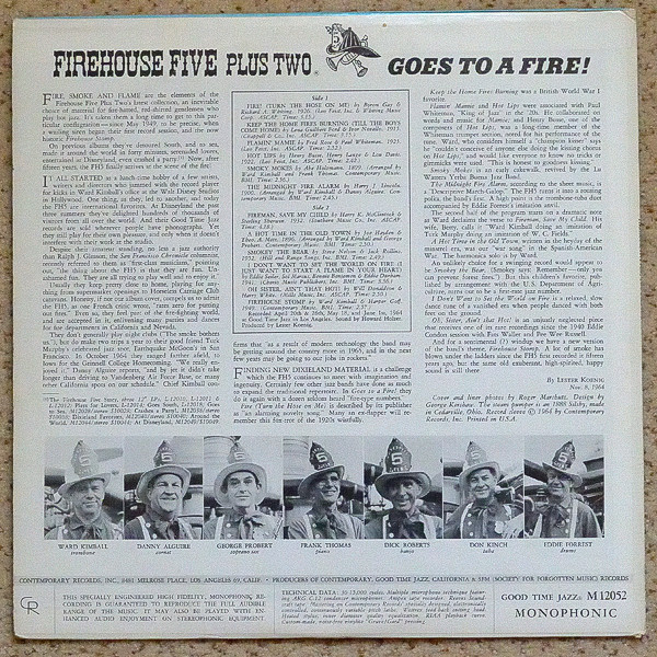 baixar álbum Firehouse Five Plus Two - Goes To A Fire