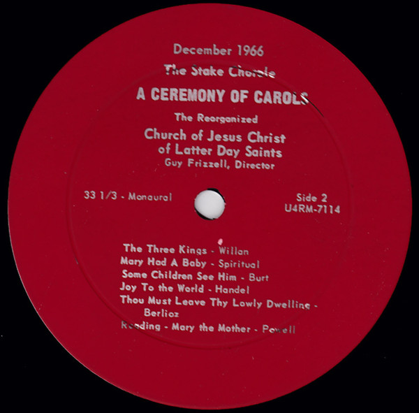 last ned album The Stake Chorale - A Ceremony Of Carols