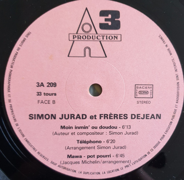 télécharger l'album Download Simon Jurad Freres Dejean - Swing Machine album