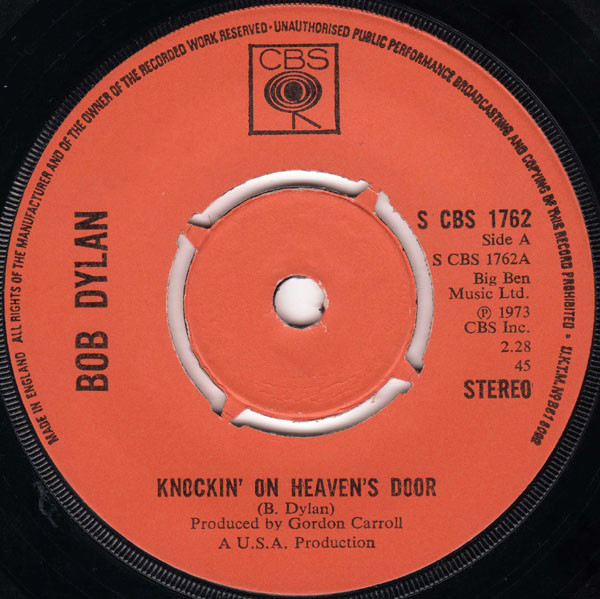Knocking On Heavens Door ~ Bob Dylan ♪♫♪♫ Rock☮Roll