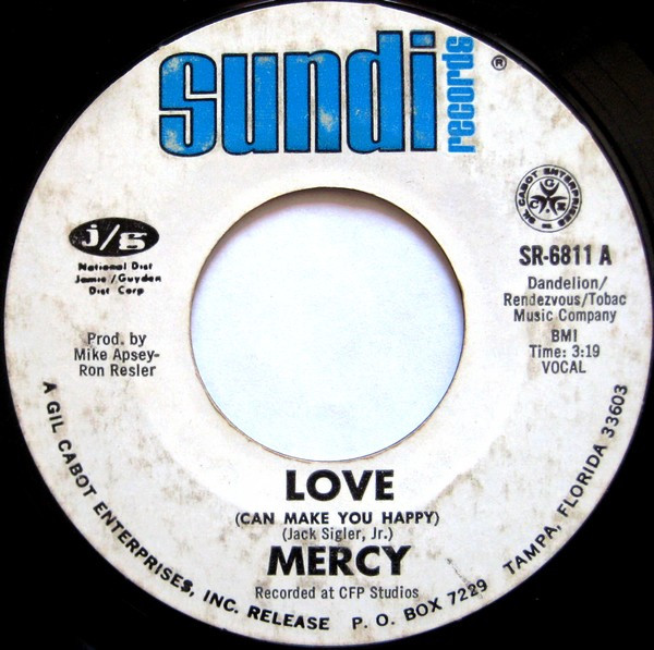 Mercy – Love (Can Make You Happy) (1969, Vinyl) - Discogs