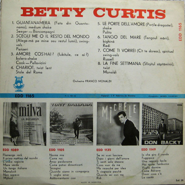 ladda ner album Betty Curtis - Betty Curtis