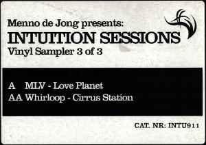Menno de Jong Presents: Intuition Sessions (Vinyl Sampler 3 Of 3) - Various