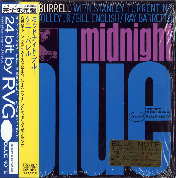 Kenny Burrell – Midnight Blue (1998, Paper Sleeve, CD) - Discogs
