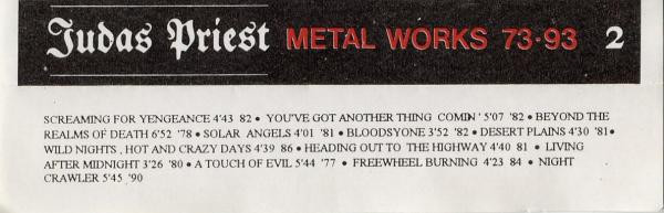 Album herunterladen Judas Priest - Metal Works 73 93 2