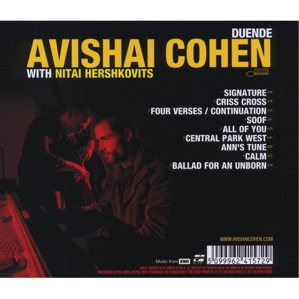 télécharger l'album Avishai Cohen With Nitai Hershkovits - Duende