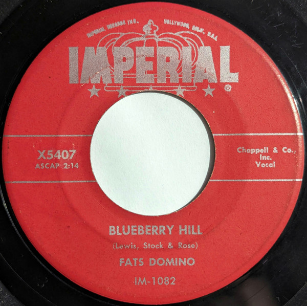 Fats Domino – Blueberry Hill (1956, Red Label / Version 2, Vinyl