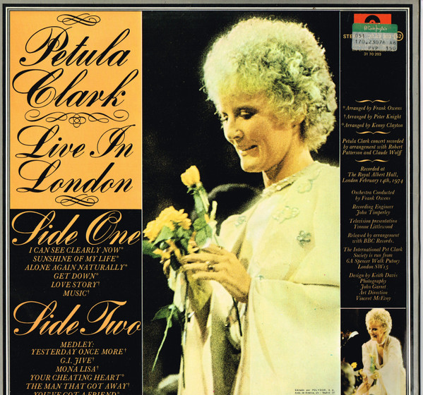 ladda ner album Petula Clark - Live In London