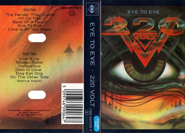 220 Volt – Eye To Eye (1988, CD) - Discogs