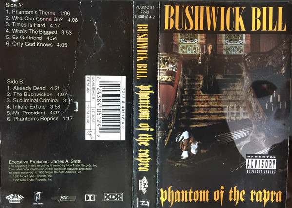 Bushwick Bill – Phantom Of The Rapra (1995, Cassette) - Discogs