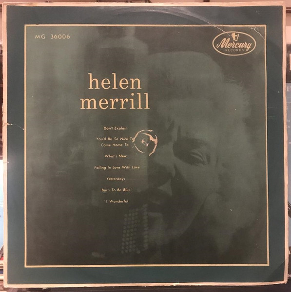 Helen Merrill – Helen Merrill (1955, Vinyl) - Discogs
