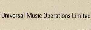 Universal Music Operations Ltd.sur Discogs