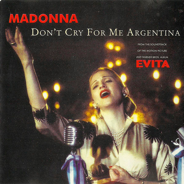 Madonna (CD Don't Cry for Me Argentina: The Dance Mixes) SN-438302 – Musica  Tierra Caliente