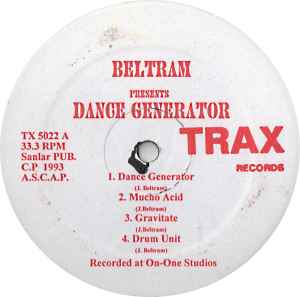 Joey Beltram - Dance Generator album cover
