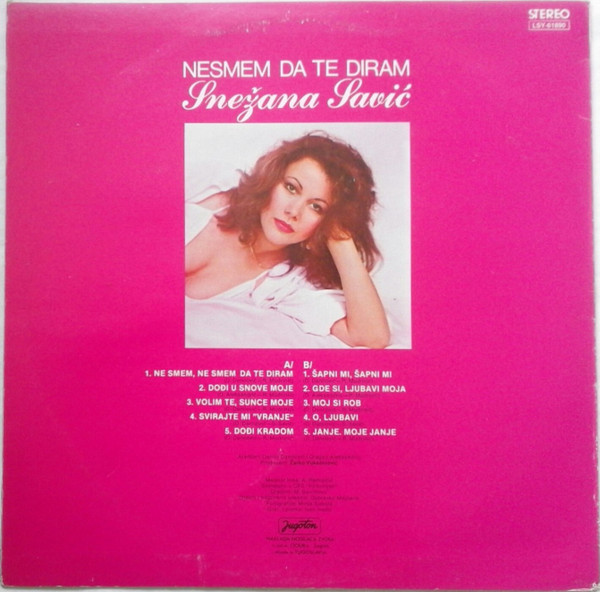 last ned album Snežana Savić - Nesmem Da Te Diram