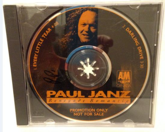 Paul Janz – Renegade Romantic (1990, CD) - Discogs