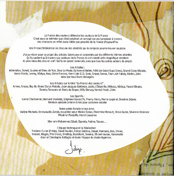 Idir – La France Des Couleurs (2007, Jewel Case, CD) - Discogs