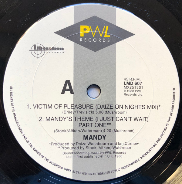 descargar álbum Mandy - Victim Of Pleasure