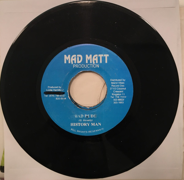 History Man – Bad Dude (Vinyl) - Discogs