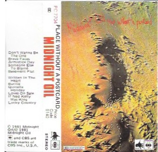 Midnight Oil – Place Without A Postcard (1981, Vinyl) - Discogs