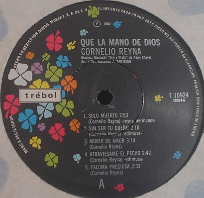 baixar álbum Cornelio Reyna With Mariachi Oro Y Plata De Pepe Chávez - Que La Mano De Dios The Hand Of God