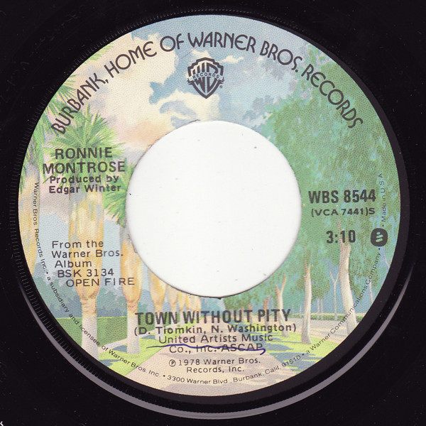 Ronnie Montrose – Town Without Pity (1978, Vinyl) - Discogs