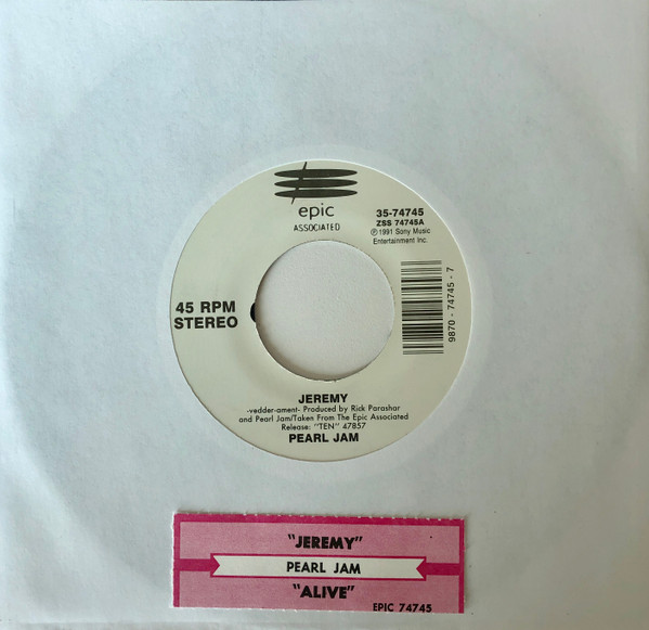 Pearl Jam – Jeremy (CD) - Discogs