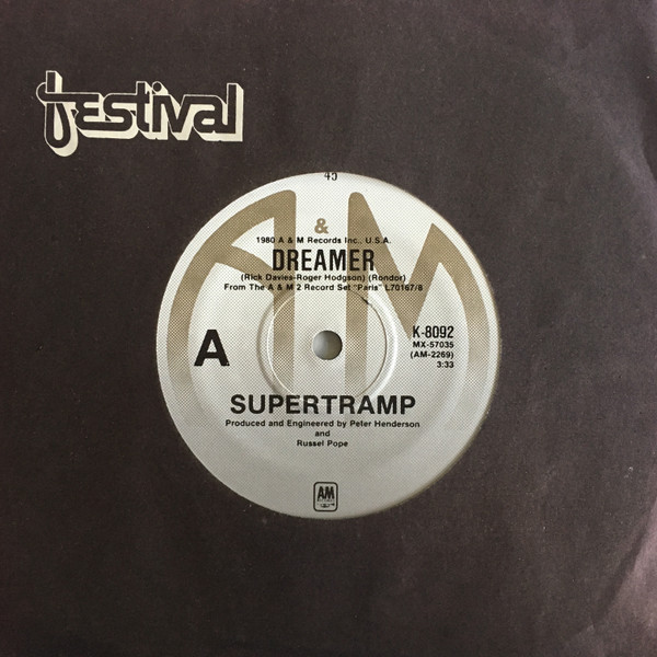 descargar álbum Supertramp - Dreamer